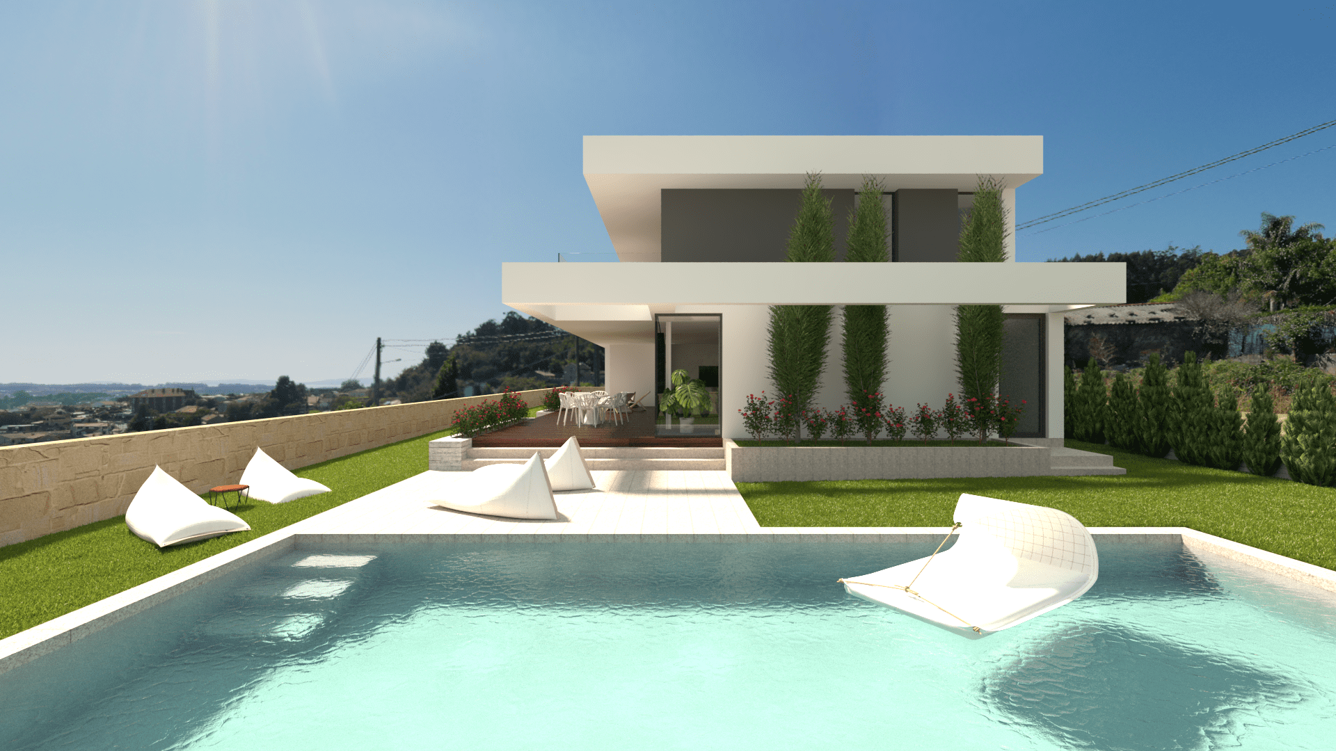 Vivienda aislada de 252m2 en Pontevedra - LP Construcciones